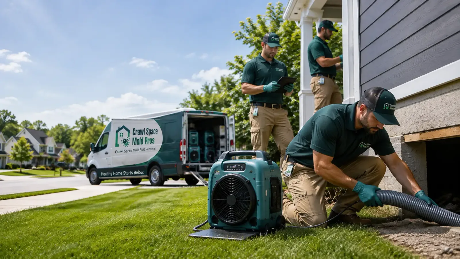 Crawl Space Mold Removal in Waterloo, IL